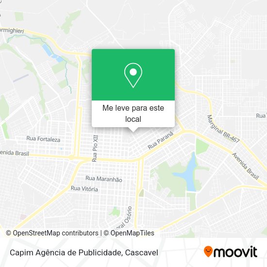 Capim Agência de Publicidade mapa