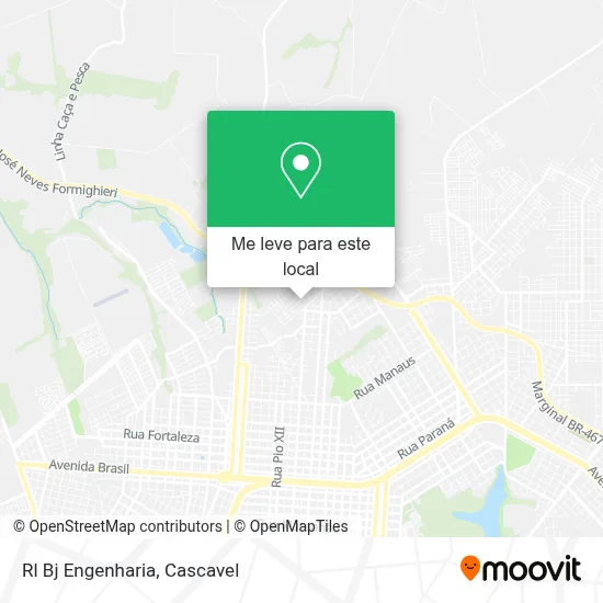 Rl Bj Engenharia mapa
