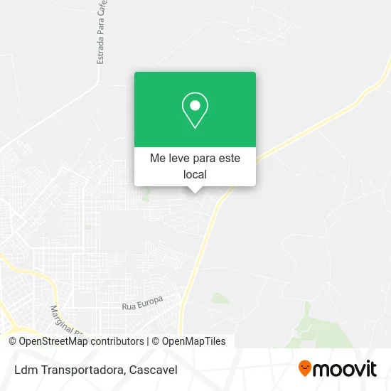 Ldm Transportadora mapa