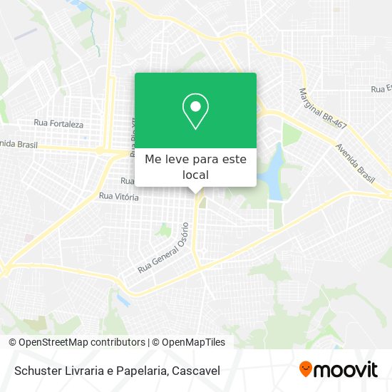 Schuster Livraria e Papelaria mapa