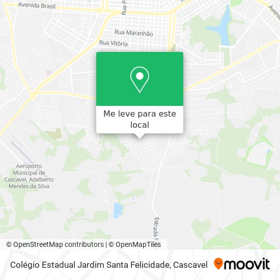 Colégio Estadual Jardim Santa Felicidade mapa