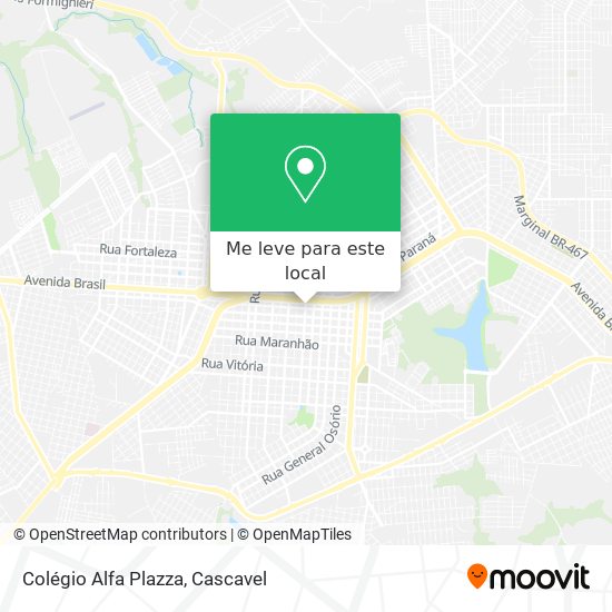 Colégio Alfa Plazza mapa