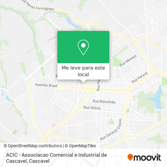 ACIC - Associacao Comercial e Industrial de Cascavel mapa