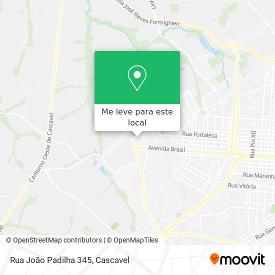 Rua João Padilha 345 mapa