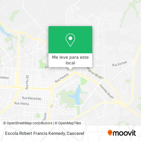 Escola Robert Francis Kennedy mapa