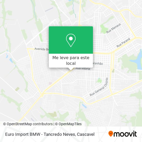 Euro Import BMW - Tancredo Neves mapa