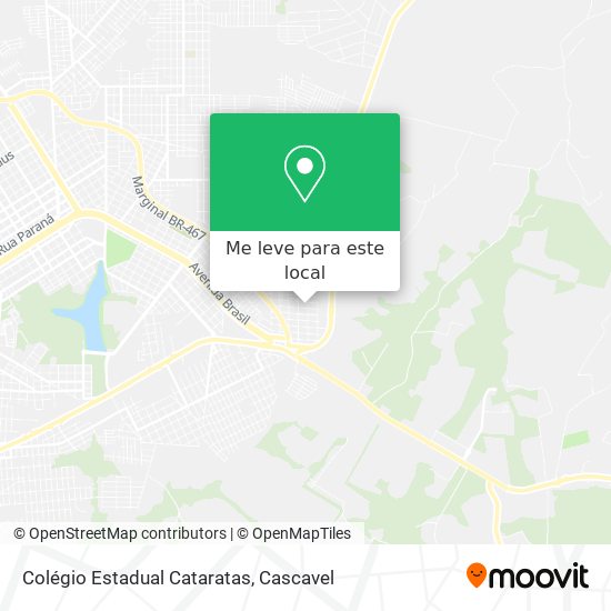 Colégio Estadual Cataratas mapa