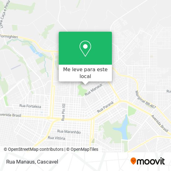 Rua Manaus mapa