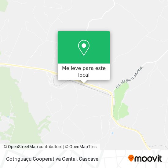 Cotriguaçu Cooperativa Cental mapa