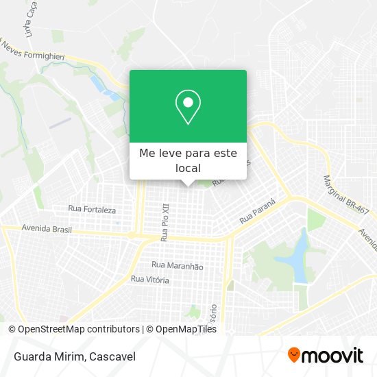 Guarda Mirim mapa