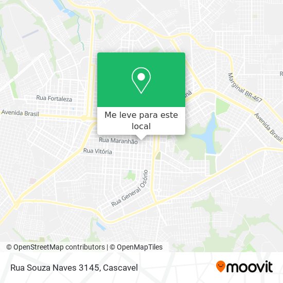 Como chegar até Rua Souza Naves 3145 em Cascavel de Ônibus?