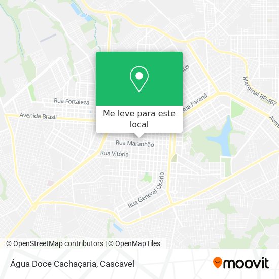 Água Doce Cachaçaria mapa