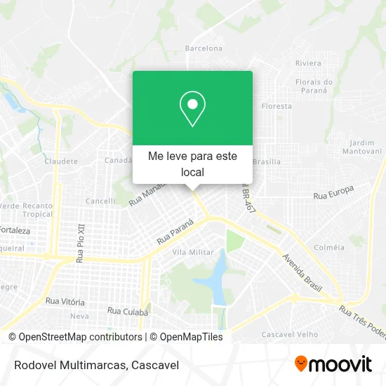 Rodovel Multimarcas mapa