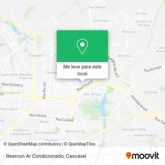 Rearcon Ar Condicionado mapa