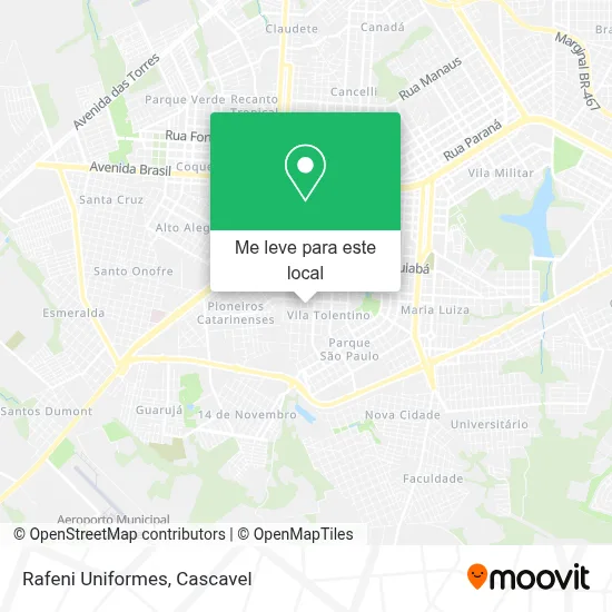 Rafeni Uniformes mapa