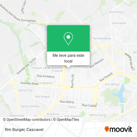 Rm Burger mapa