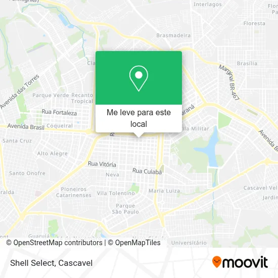 Shell Select mapa