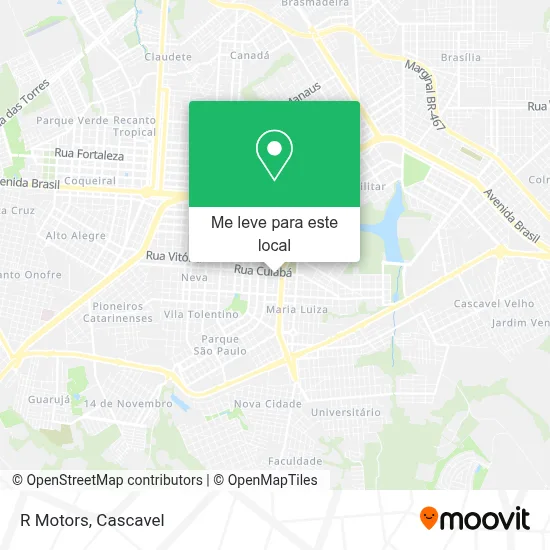 R Motors mapa