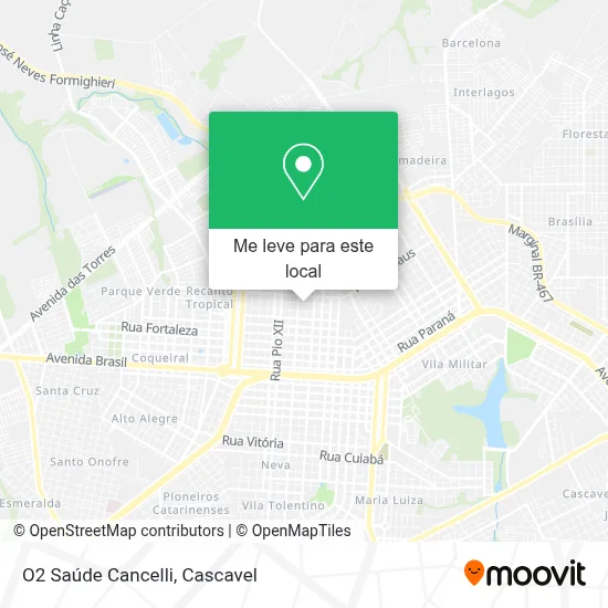 O2 Saúde Cancelli mapa