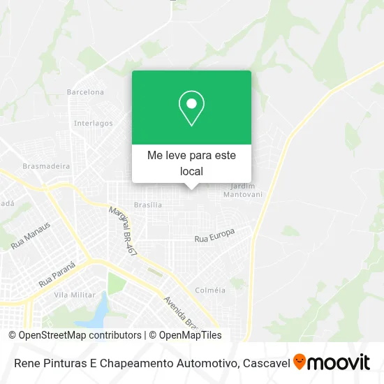 Rene Pinturas E Chapeamento Automotivo mapa