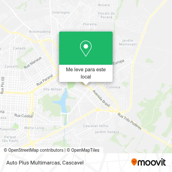 Auto Plus Multimarcas mapa