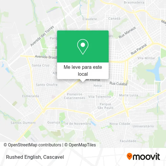 Rushed English mapa
