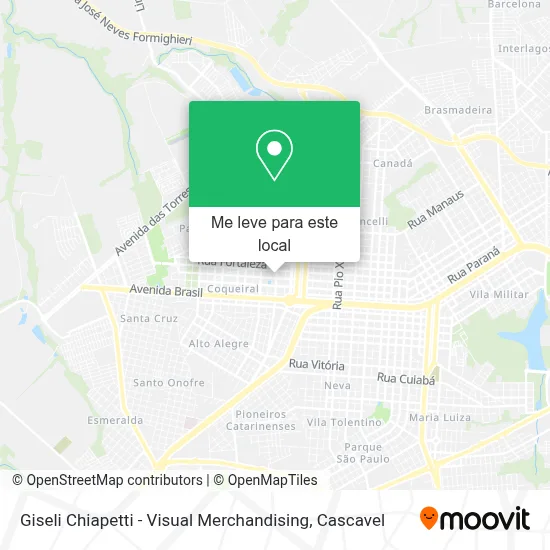 Giseli Chiapetti - Visual Merchandising mapa