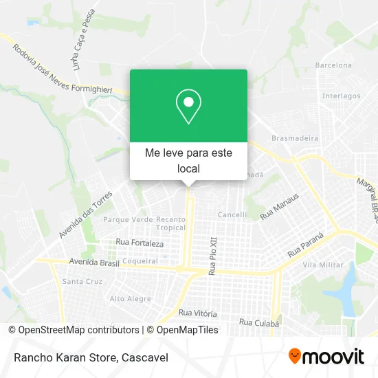 Rancho Karan Store mapa