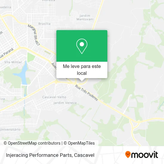 Injeracing Performance Parts mapa