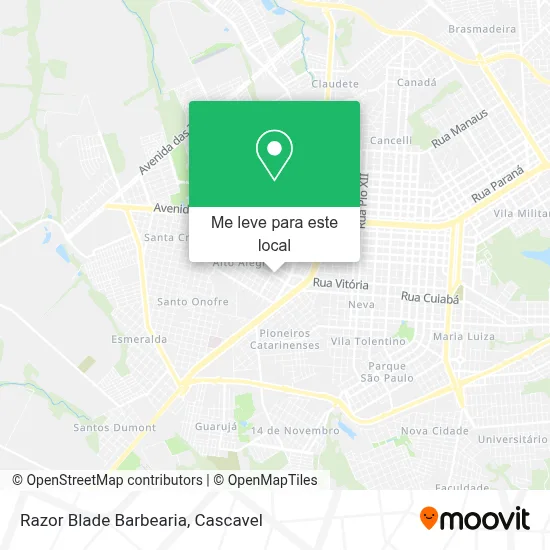 Razor Blade Barbearia mapa