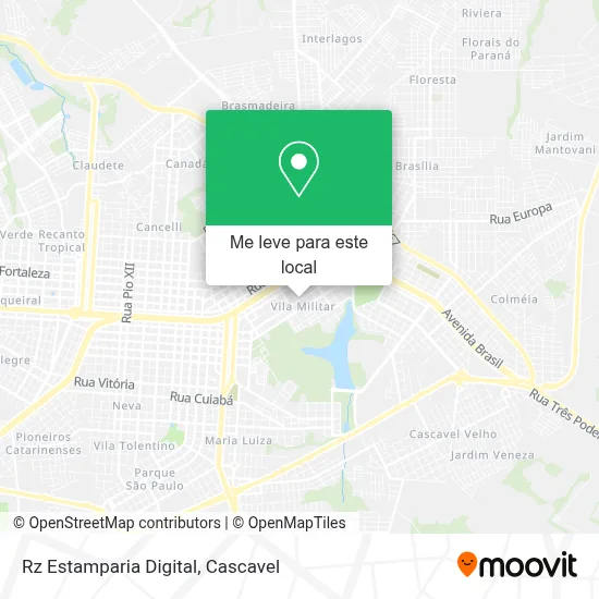 Rz Estamparia Digital mapa