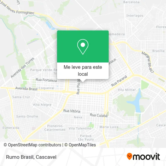 Rumo Brasil mapa