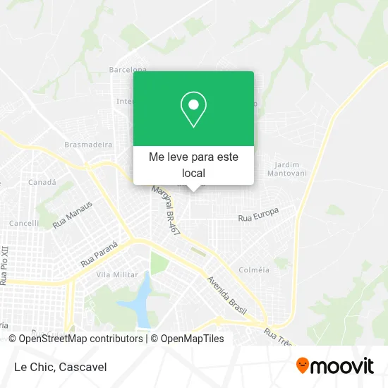 Le Chic mapa