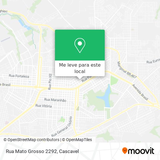Rua Mato Grosso 2292 mapa