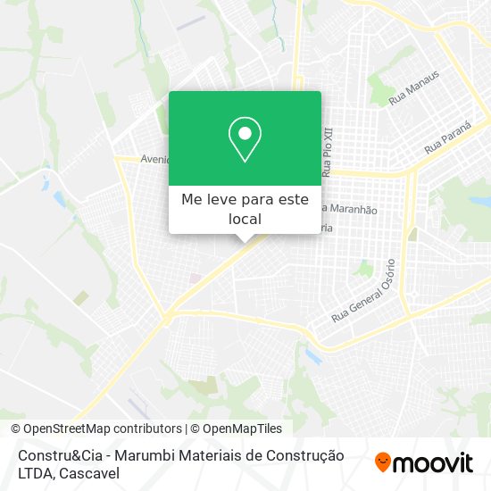 Constru&Cia - Marumbi Materiais de Construção LTDA mapa