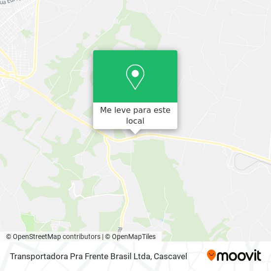 Transportadora Pra Frente Brasil Ltda mapa