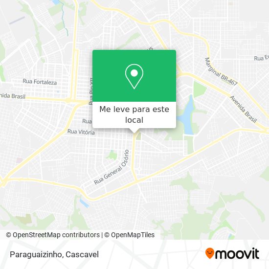 Paraguaizinho mapa