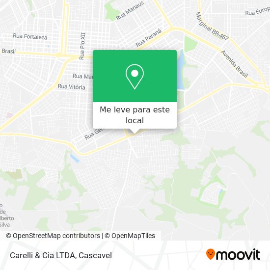 Carelli & Cia LTDA mapa