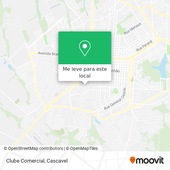 Clube Comercial mapa