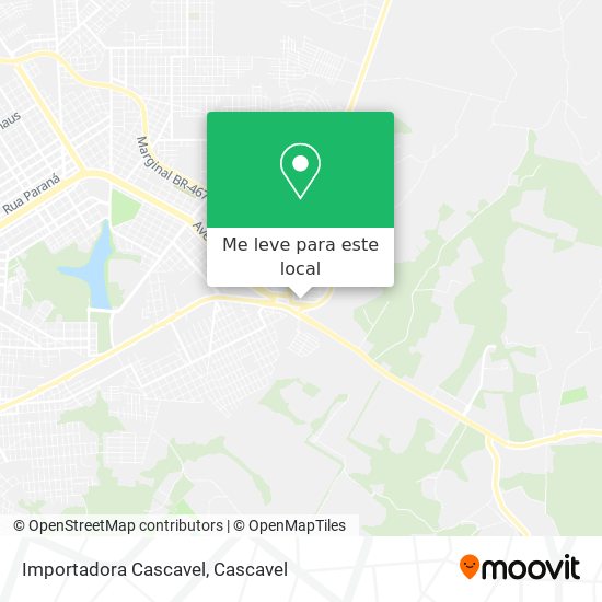 Importadora Cascavel mapa