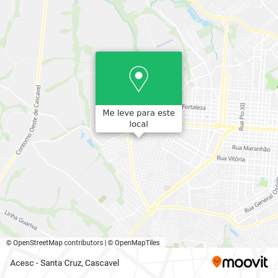 Acesc - Santa Cruz mapa