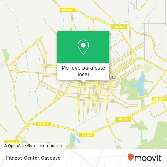 Fitness Center mapa