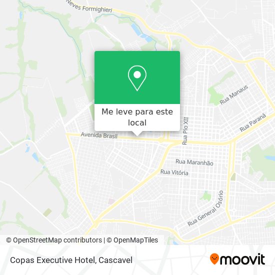 Copas Executive Hotel mapa