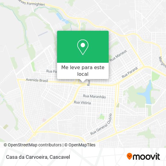 Casa da Carvoeira mapa