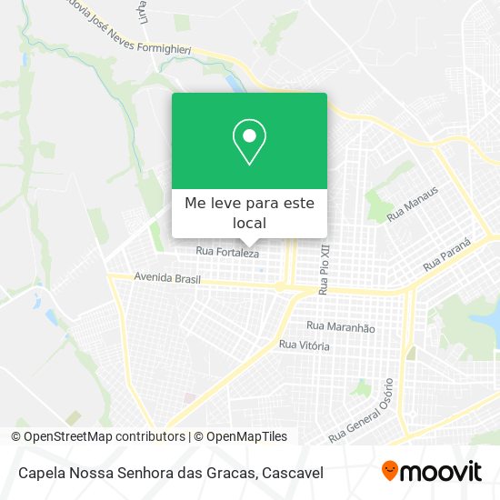 Capela Nossa Senhora das Gracas mapa