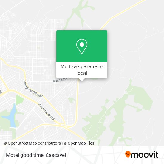 Motel good time mapa