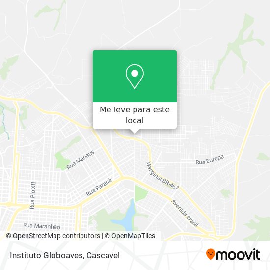Instituto Globoaves mapa