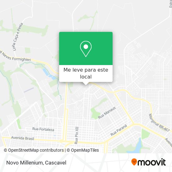 Novo Millenium mapa