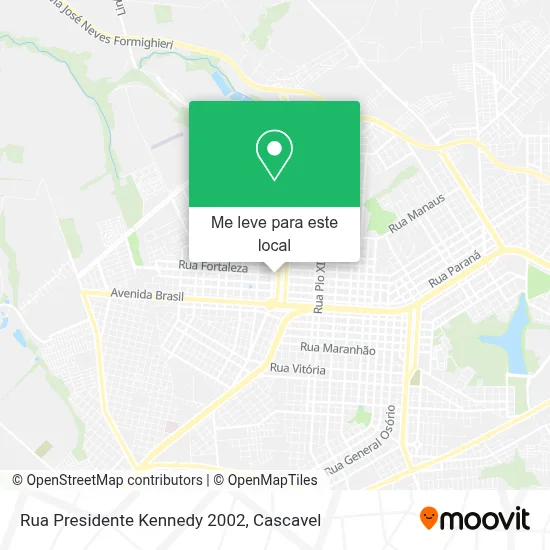 Rua Presidente Kennedy 2002 mapa