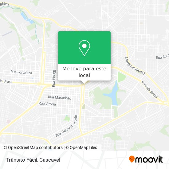 Trânsito Fácil mapa